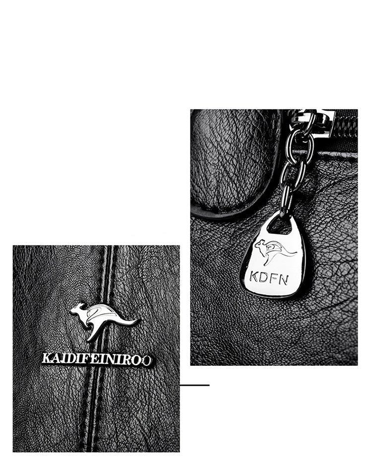 حقيبة يد نسائية كبيرة الحجم بمساحات منظمة لون بني - KSA