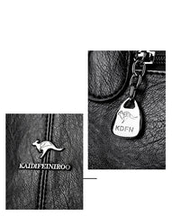 حقيبة يد نسائية كبيرة الحجم بمساحات منظمة لون بني - KSA