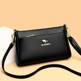 حقيبة يد نسائية كروس بودي متوسطة الحجم لون اسود. - KSA