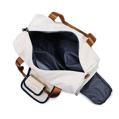 شنطة رياضية دفل مقاومة للماء - ابيض - KSA