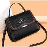 شنطة يد صغيرة نسائية عملية من الجلد تزيد من أناقتكِ - اسود - KSA