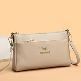 حقيبة يد نسائية كروس بودي متوسطة الحجم لون بيج - KSA