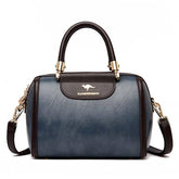 حقيبة يد كبيرة مصممة بشكل عصري جذاب - ازرق - KSA