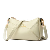 حقيبة يد نسائية كروس بودي متوسطة الحجم باللون الابيض - KSA