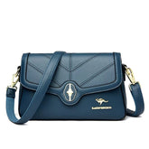 حقيبة كتف نسائية انيقة متوسطة الحجم لون ازرق - KSA