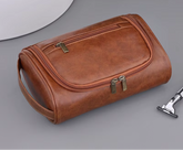 محفظة رجالية طويلة لون بني - KSA