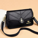 حقيبة كتف نسائية انيقة متوسطة الحجم لون اسود - KSA