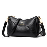 حقيبة يد نسائية كروس بودي متوسطة الحجم باللون الاسود - KSA