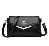 حقيبة كتف نسائية.
مستطيلة بتصميم مميز لون اسود - KSA