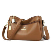 حقيبة كتف نسائية كروس بودي لون بني بذؤاع قابل للتعديل - KSA