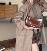 حقيبة كتف نسائية صغيرة بتصميم عصري وعملي لون هافان - KSA