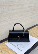 حقيبة يد نسائية صغيرة الحجم مناسبة للسهرات باللون الاسود - KSA