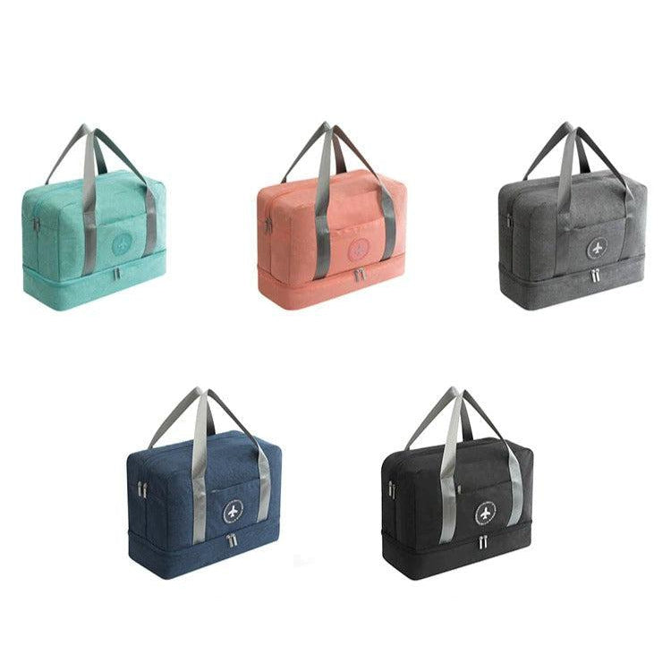 شنطة كبيرة للسفر بتصميم انيق وعصري - رمادي