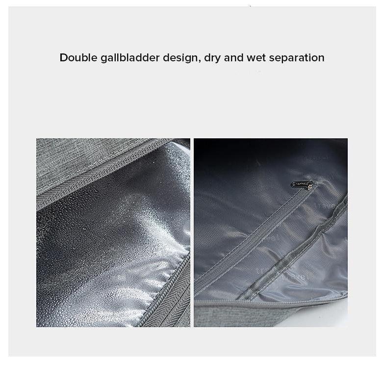 شنطة كبيرة للسفر بتصميم انيق وعصري - رمادي