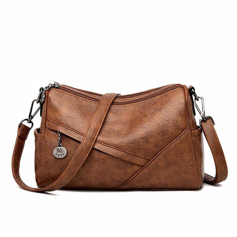 حقيبة كتف نسائية فاخرة متعددة الجيوب بحجم متوسط - KSA