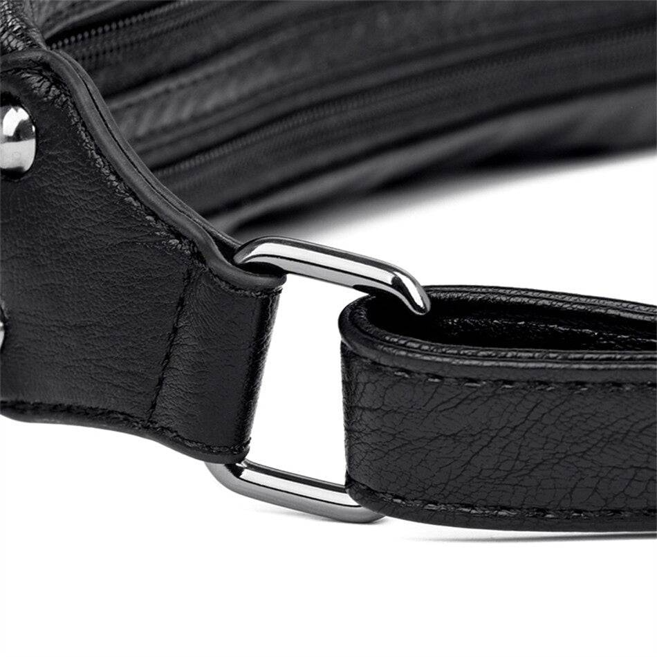 شنطة كروس نسائية كبيرة بتصميم فريد من نوعه - بني - KSA