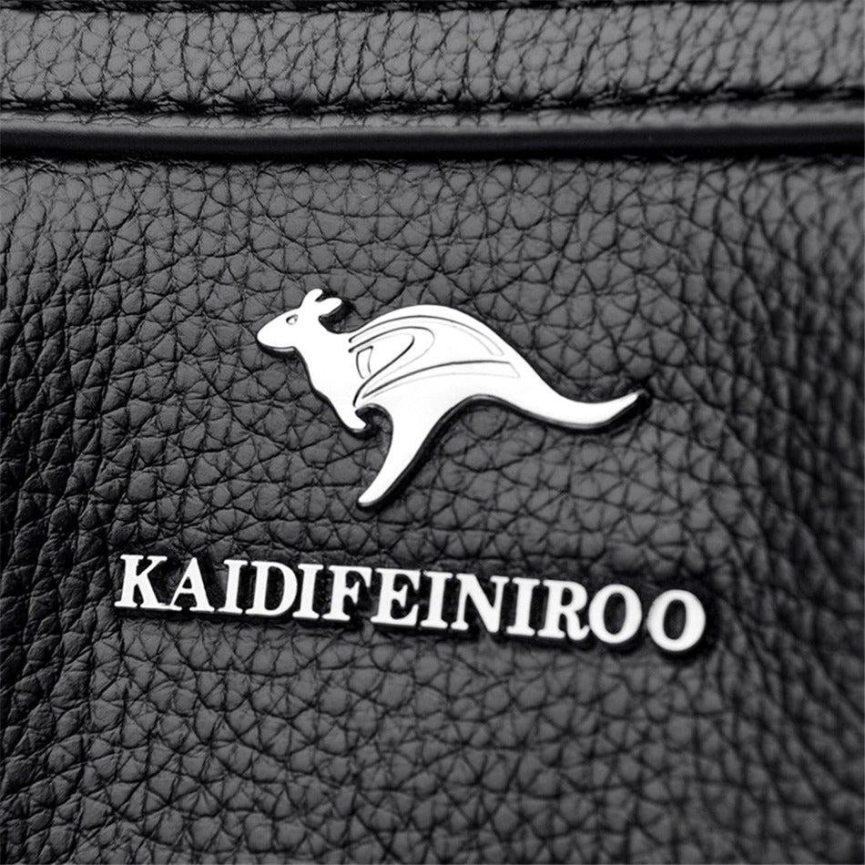 شنطة يد نسائية عصرية من الجلد المرن - أسود - KSA