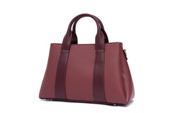 حقيبة يد نسائية بحجم كبير باللون البيج الداكن تكفي لوضع أجهزتك اللوحية. - KSA
