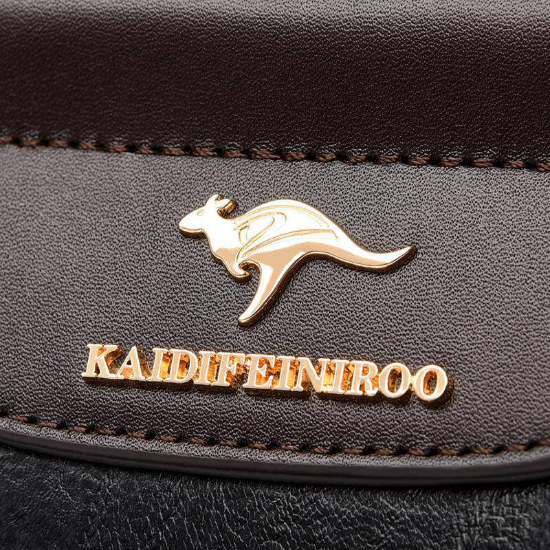 حقيبة باللون البني صغيرة بيد صغيرة وحزام طويل لحملها على الكتف. - KSA