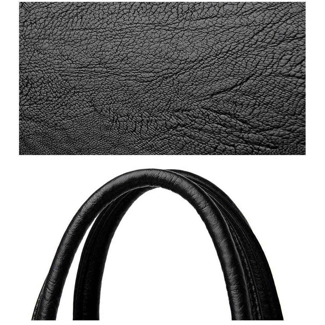 شنطة يد نسائية صغيرة من الجلد بتصميم كلاسيكي رقيق - عنابي - KSA