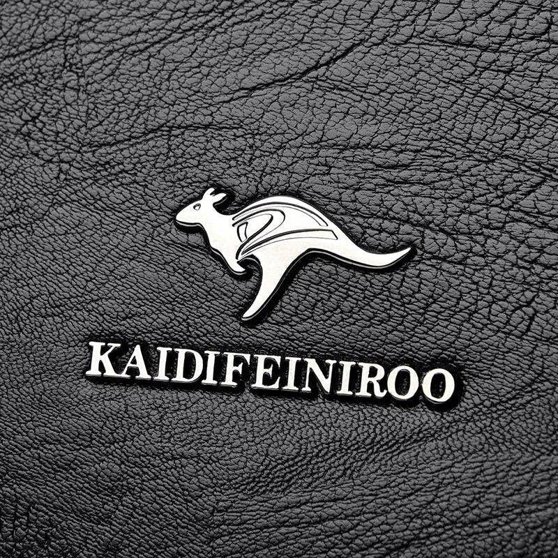 شنطة يد نسائية صغيرة من الجلد بتصميم كلاسيكي رقيق - عنابي - KSA