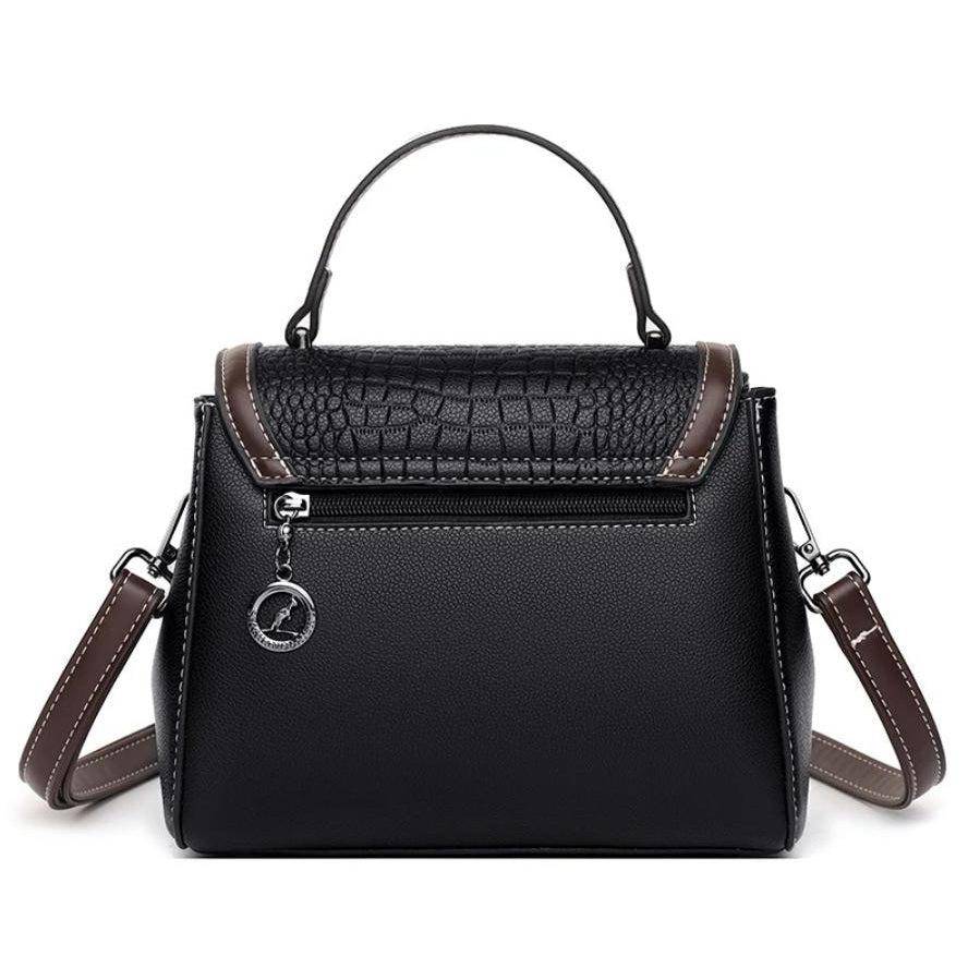 شنطة يد صغيرة نسائية عملية من الجلد تزيد من أناقتكِ - اسود - KSA