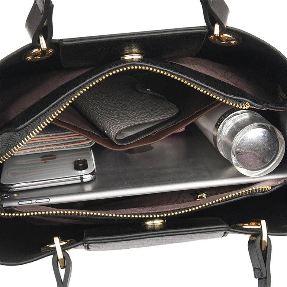 شنط كتف نسائيه بمظهر عصري وفخم - بني - KSA