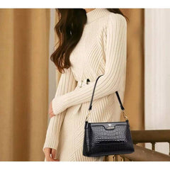 شنطة يد صغيرة كروس بتصميم مبتكر- أسود - KSA