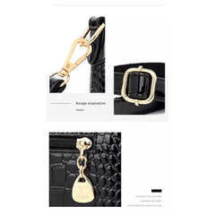 شنطة يد صغيرة كروس بتصميم مبتكر- أسود - KSA