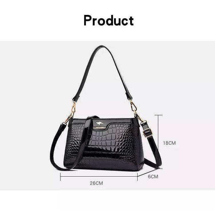 شنطة يد صغيرة كروس بتصميم مبتكر- أسود - KSA