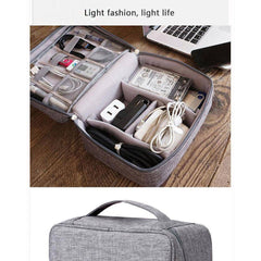 شنطة اكسسورات عملية مصممة باحترافية وتميز - رمادى - KSA