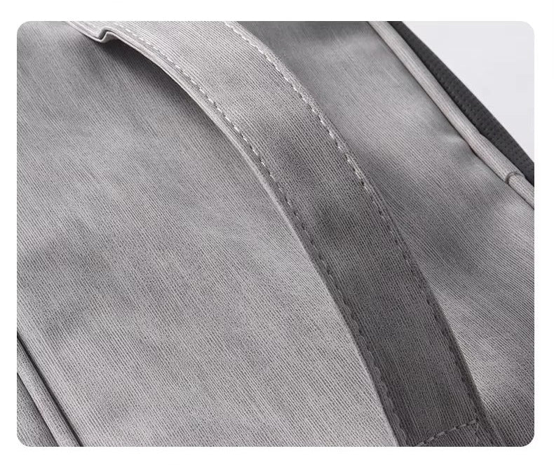 حقيبة مكياج منظمة فاخرة لون كافيه ناعم - KSA