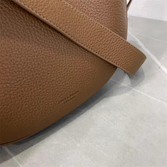 حقيبة كتف نسائية متويطة الحجم باللون البني - KSA